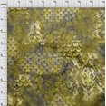 thumbnail image 4 of oneOone Velvet Olive Green Fabric Abstracts Craft Projects Decor Fabric Printed By The Yard 58 Inch Wide, 4 of 4