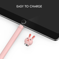thumbnail image 4 of Étui Compatible avec Apple Pencil 1ère Génération Étui en Silicone Souple Design Mignon Support Housse de Protection Accessoires, 4 of 4