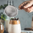 thumbnail image 4 of EGNMCR Kitchen Gadgets, Kitchen Accessories, Kitchen Utensils, Kitchen Tool 304 Strainer Stainless Steel Kitchen Gadget Wooden handle strainer, 4 of 5