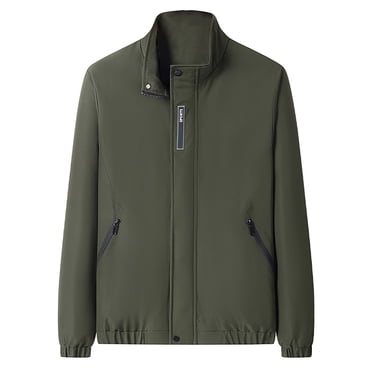Cameland Manteau pour Homme Blouson Léger Bomber Printemps Automne Coupe-Vent Décontracté Vestes Coupe-Vent Manteau à Fermeture Éclair avec Poches
