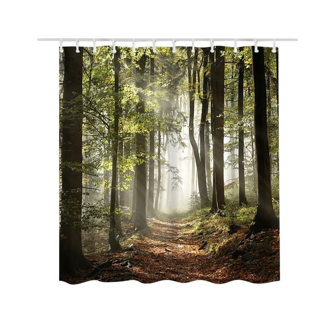 CEHVOM Rideau de Douche Imprimé Polyester Imperméable et Anti-Moisissure Rideau de Séparation Imperméable et Anti-Moisissure 150X180CM Liquidation