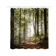 Fabric Shower Curtains for Bathroom Printed Shower Curtain Polyester and Mildew-Proof Bathroom and Mildew-Proof Partition Curtain 150X180Cm Shower Curtain for Shower Stall