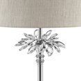 thumbnail image 3 of Benzara BM240451 Table Lamp with Starburst Crystal Accent, Gray & Silver, 3 of 5