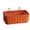 Orange, variant on Grey Large Woven Wall Hanging Basket – Kitchen Vegetable & Garlic Organizer, Breathable Storage Bin for Pantry, Cabinet & Home Decor