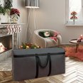thumbnail image 2 of Reinforced 100L Christmas Tree Storage Bag - Thickened Canvas Container for Holiday Decor, Blankets, or Moving Supplies, 2 of 9