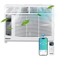 thumbnail image 1 of Ktaxon WiFi Wnabled 6000BTU Window Air Conditioner With Remote, White, 1 of 8