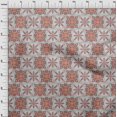 thumbnail image 4 of oneOone Velvet Brown Fabric Asian Tile Traditional Fabric For Sewing Printed Craft Fabric By The Yard 58 Inch Wide, 4 of 4