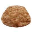 thumbnail image 2 of Hxlamzoo Fluffy Oval Area Rug, Soft Tie Dye Rug, Shaggy Colorful Rug, for Bedroom, Living Room, Teen Dorm, Baby Nursery, 11 Colors & 3 Sizes, 2 of 6