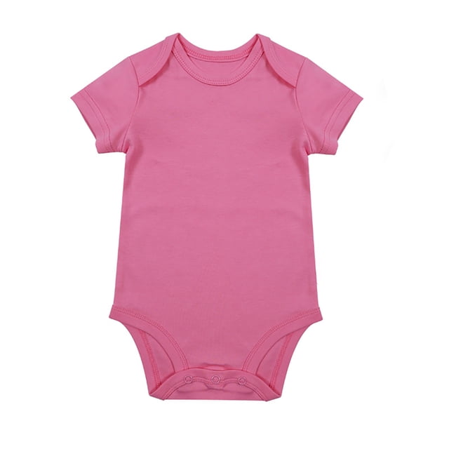 SNKSDGM My Items Unisex Baby Solid Baby Bodysuit Romper Blank for 0 24 Months Boys Girls Made in Canada