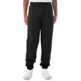 thumbnail image 2 of Jerzees Youth Fleece Sweatpant, Black, Large, 2 of 5