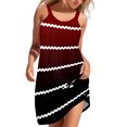 thumbnail image 1 of TJAZFJPA Robe Formelle d'Hiver Femmes Femmes Robe d'Été de Plage Sans Manches Imprimée Jupe Décontractée Robe Mini de Vacances au Bord de la Mer Robes Bohèmes pour Femmes Robes Aguichant pour Femmes, 1 of 4