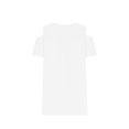 thumbnail image 4 of FAIWAD T-Shirts à Épaules Dénudées d'Été pour Femmes, Manches Courtes, Col Ras du Cou, T-Shirts Unis, Tunique Basique Décontractée, 4 of 6