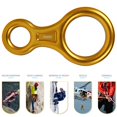 thumbnail image 3 of QJXSH Figure 8 Rock Climbing Descender Ring Outdoor Mountaineering Equipment, 3 of 4