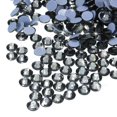 thumbnail image 1 of Uxcell Hotfix Rhinestones Flatback Crystal Glass Gems for Craft Clothes DIY Decoration Transparent Black 4.8mm, 1 of 5