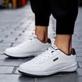 thumbnail image 3 of Dakaela Chaussures de Course pour Hommes Imperméables Tennis Randonnée Espadrilles Mode Antidérapantes Gym Travail Chaussures Blanches 11, 3 of 8