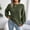 Army Green, variant on zanvin holiday sweaters Women's Fashion Casual Colorful Long Sleeve Off Shoulder Knit Sweater Crew Neck Sweater gifts