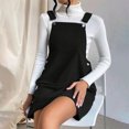 thumbnail image 1 of FcBaudy Camisole Sans Manches Robe Col en V, Robes d'Été pour Femmes, Robes pour Femmes Nouvelle Robe à Bretelles en Velours Côtelé Ample Robe à Bretelles pour Femmes, 1 of 7