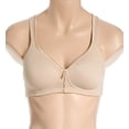 thumbnail image 3 of Vanity Fair Womens Body Caress Full Coverage Wirefree Bra, 42B, Midnight Black, 3 of 4