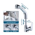 thumbnail image 2 of Lift & Pull Out Kitchen Faucets with 2 Spray Modes Swivel Bathroom Basin Sink Faucets Pull Down Sprayer Ceramic Valve Brass Single Handle Water Tap, 2 of 7