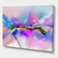 thumbnail image 1 of Designart - Rivière Noire sur Paysage Violet et Bleu - Impression d'Art Mural Moderne sur Toile, 1 of 2