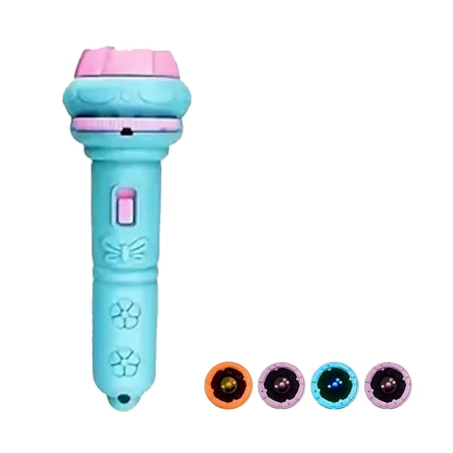 Lksixu Toddler Toys Educational Baby Toys Flashlight Projector Torch Lamp Toy Cute Toy Torch Lamp Flashlight Projector Toy Sleeping Story Toy Learning Toys for Kids