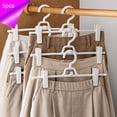 thumbnail image 2 of Clothes Hanger, Clothes Hanger, Clothes Clip, Home Multifunctional Wardrobe, Clothes Hanger, Pantyhose, Underwear Rack, Stacked Clothes Hanger, 5 Pieces, 2 of 8