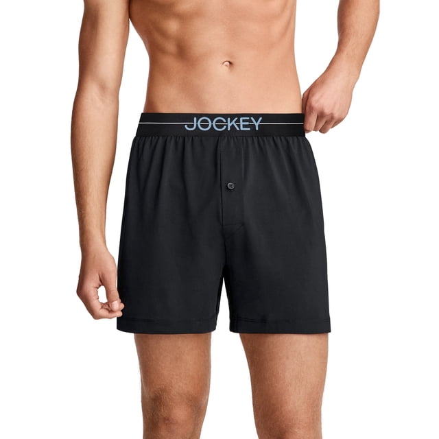 Jockey Men's Active Microfiber 4.5" Boxer