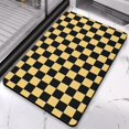 thumbnail image 4 of Elegant Long Bath Mat: Non-Slip Checkered Bathroom Runner Rug. Soft, Absorbent Microfiber Material. Machine Washable Mats for Bathtub Showers, 20x32in, 4 of 5