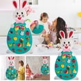 thumbnail image 1 of Vaidha Easter DIY Craft Kit for Kids | Reusable Fabric Rabbit Wall Hanging Decor with Ornaments | Creative Holiday Activity for Boys and Girls, 1 of 7