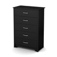 thumbnail image 2 of South Shore Fusion 5-Drawer Chest for Adult, in Pure Black, 2 of 10