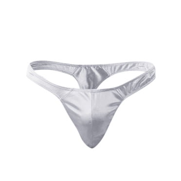Mens Underwear,Comfortable Underwear Men's thong Thong Underwear, Men's Hot Jockstrap Thong Underwear Bikini Mens Underwear Boxer Briefs,White,One size