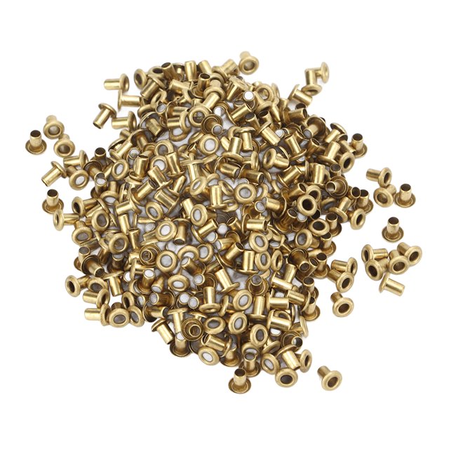 Rivets Creux, Installation Facile Rivets de Couture Trou Rond Standard 65 Cuivre pour Bricolage pour Modification de Vêtements 2.3x4.5x4.3mm