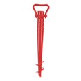 thumbnail image 4 of Beach Umbrella Stand Anchor Parasol Holder Anchor Parasol Stand Base for Garden Red, 4 of 8