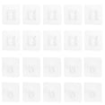 thumbnail image 3 of 10Pcs Double-sided Adhesive Wall Hooks Seamless Hook for Bathroom Kitchen Sockets, 3 of 10
