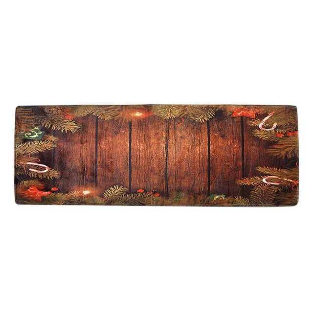 GROWTH TANK xmas Tapis Coureur de Sol extra long à Imprimé de Noël Tapis de Pièce Tapis de Sol 60x180cm Brun Brun Tree