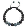 thumbnail image 3 of Bracelets Assortis à la Mode Bracelet Diffuseur de Roches Noires Mates Perles de Prière Accessoires pour Femmes Cadeaux pour Hommes Orchidée, 3 of 6