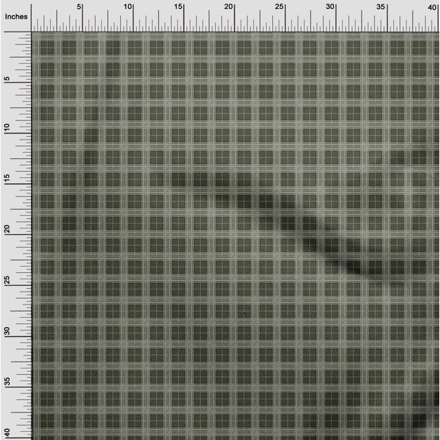 oneOone Viscose Jersey Fabric Tartan Check Print Sewing Fabric BTY 60 Inch Wide