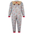 thumbnail image 3 of Christmas Matching Family Loungewear Hoodie Pattern Zipper Romper, 3 of 7