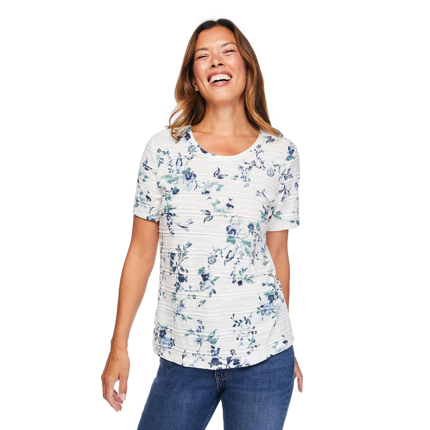 Iyla Women'S Printed Jacquard T-Shirt