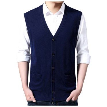 Chandail Homme Épais Brodé Cardigan Homme Chandail Beige Cardigan Motif Chandail à Enfiler Homme Chandails de Ski pour Hommes Pulls Longs Cardigans pour Hommes avec Poches Ensembles de Chandails Chandails de l'Action de Grâce