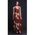 thumbnail image 2 of Bimba Robe Longue Chic Imprimée pour Femmes avec Oiseaux, Style Bohème, Maxi d'Été, Tenue de Plage - Petit, 2 of 6