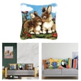 thumbnail image 2 of Abbracc DIY Latch Hook Throw Pillow for Embroidery Carpet Rabbits, 2 of 9