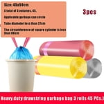 15 Counts/Roll Disposable Garbage Bag Trash Bags for Bathroom Trash Can Kitchen Bin Liners