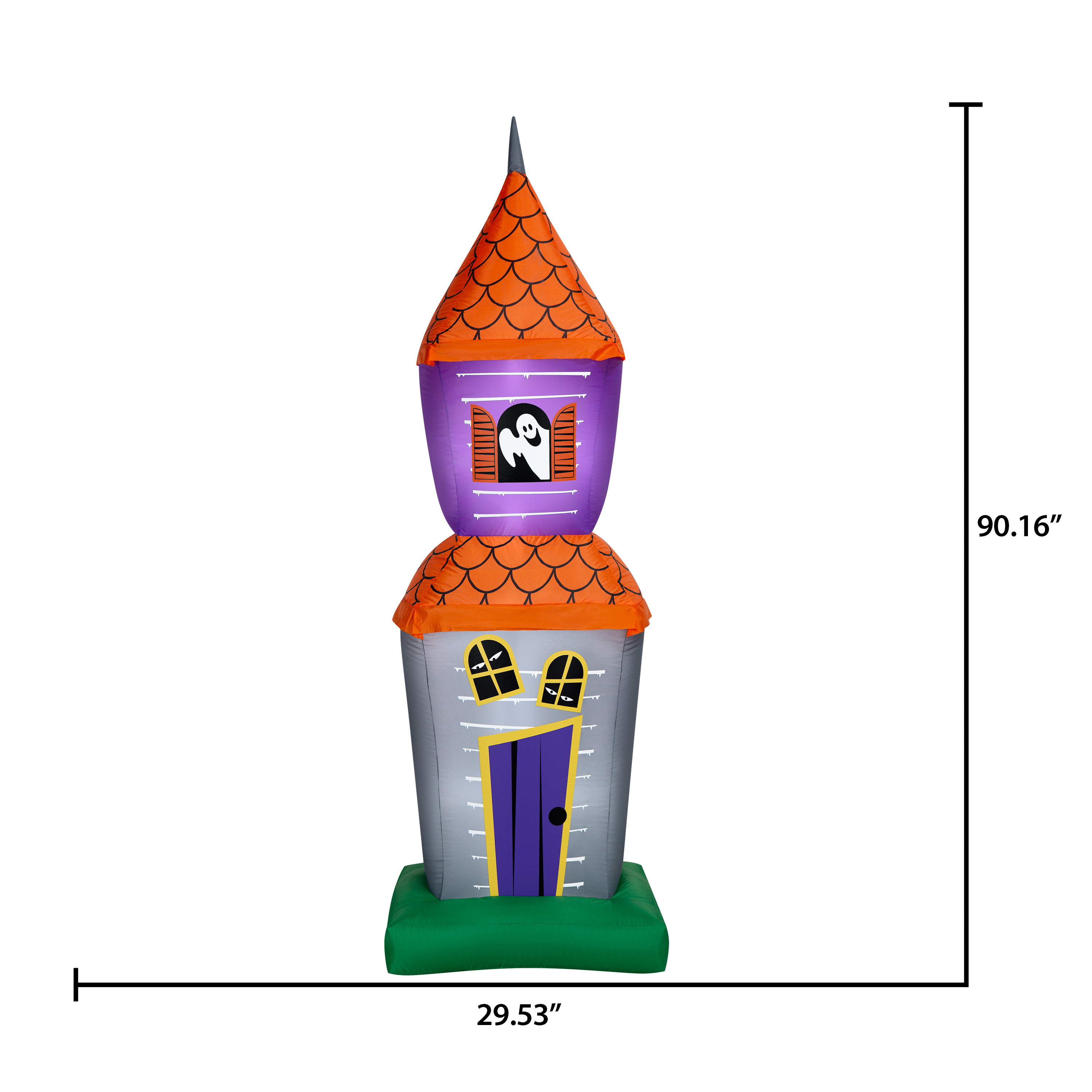 Airblown Yard Inflatables Halloween Light Spooky Haunted House OPP
