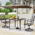thumbnail image 4 of AECOJOY Patio Swivel Chairs Set of 2 Patio Dining Rocker Chair Rocking Patio Furniture for Garden Backyard Bistro, 4 of 7