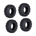 thumbnail image 2 of TISHITA 4 Pcs Pneus de Crawler 0.7 Pouces Pièces de Rechange Pneus en Caoutchouc pour Modèle SCX30 Crawler, 2 of 8