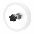 thumbnail image 3 of Vinyl Record Cleaner Clamp, Album LP Vinyl Cleaning Protector Tool Accessory, durable Cleaning Clip, Vinyl Record Cleaning Label Saver 116mm white, 3 of 7