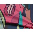 thumbnail image 5 of oneOone Rayon Pink Fabric Abstract Comic Face Fabric For Sewing Printed Craft Fabric By The Yard 56 Inch Wide, 5 of 5