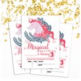 thumbnail image 2 of Darling Souvenir White Birthday Invitation Card Printable Fill or Write In Blank Invites Party Supplies Pack Of 28 5 x 7 Inches, 2 of 5