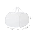 thumbnail image 3 of Mesh Laundry Hamper, Wide Opening With Side Pocket, Breathable Sturdy Foldable Space Saving, For Laundry Clothes Storage, Portable Travel Companion, Easy To Store, 3 of 7